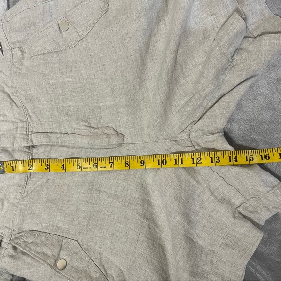 Athleta Gray Bermuda Shorts Relaxed Fit - Picture 7 of 8